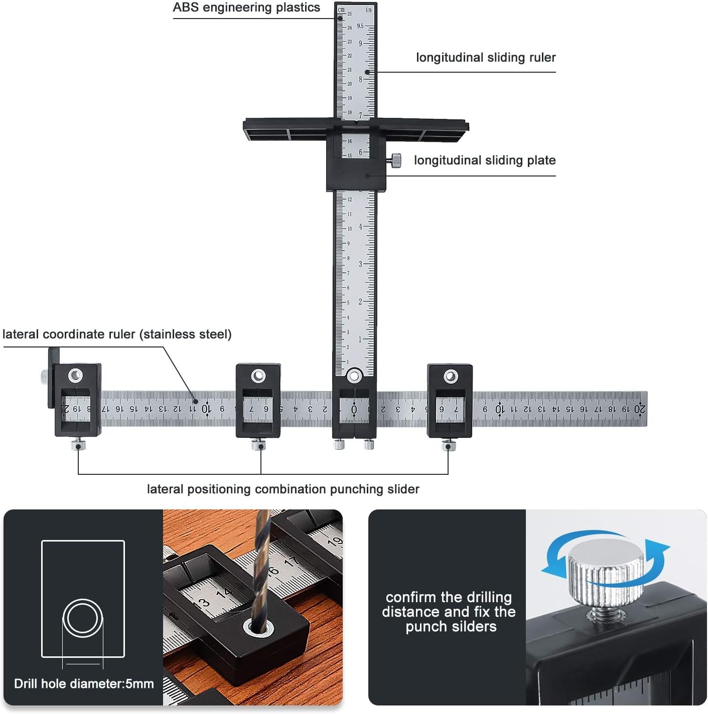 KW1007-B Handle Drill Guide Tools