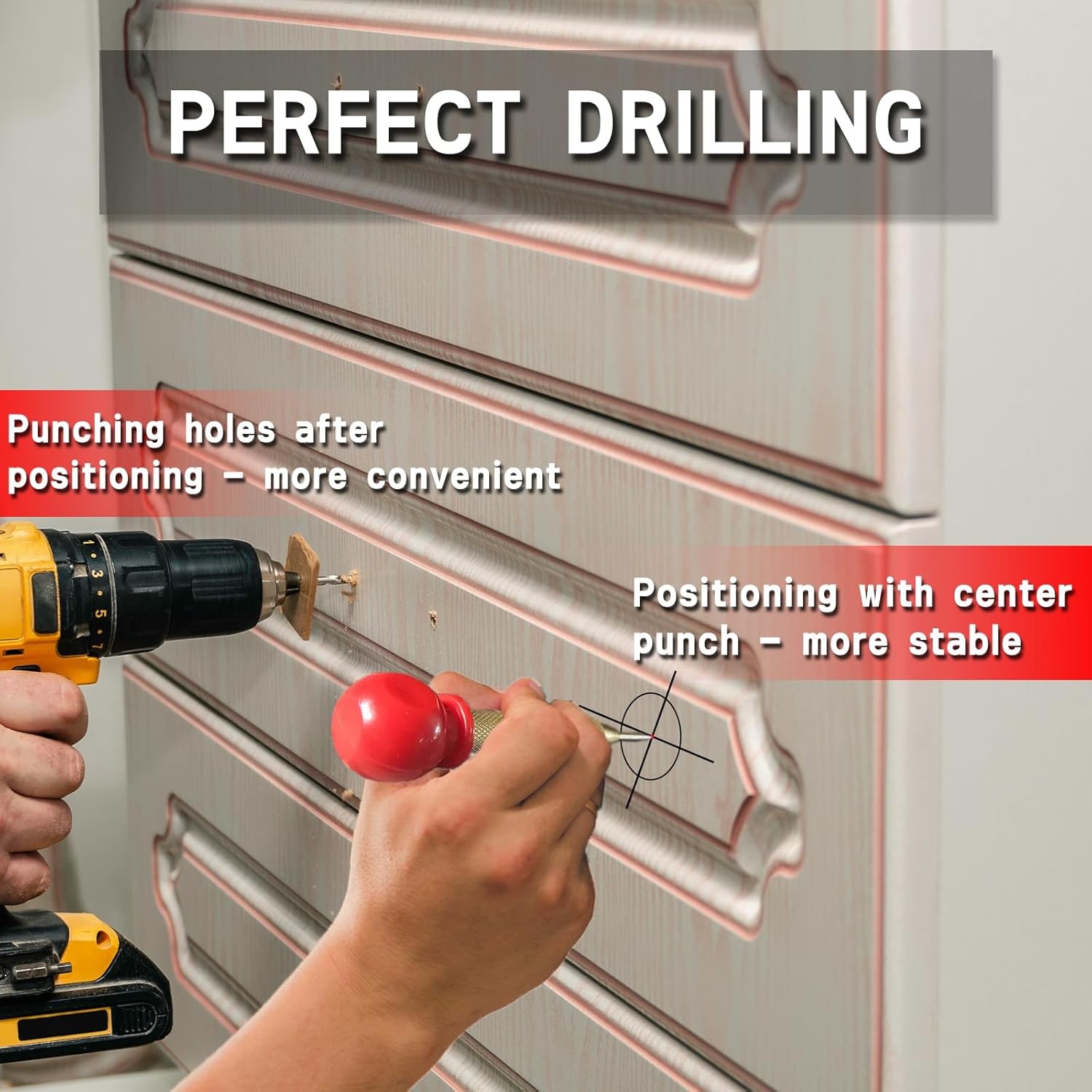 KW1008 Handle Drill Guide Tools