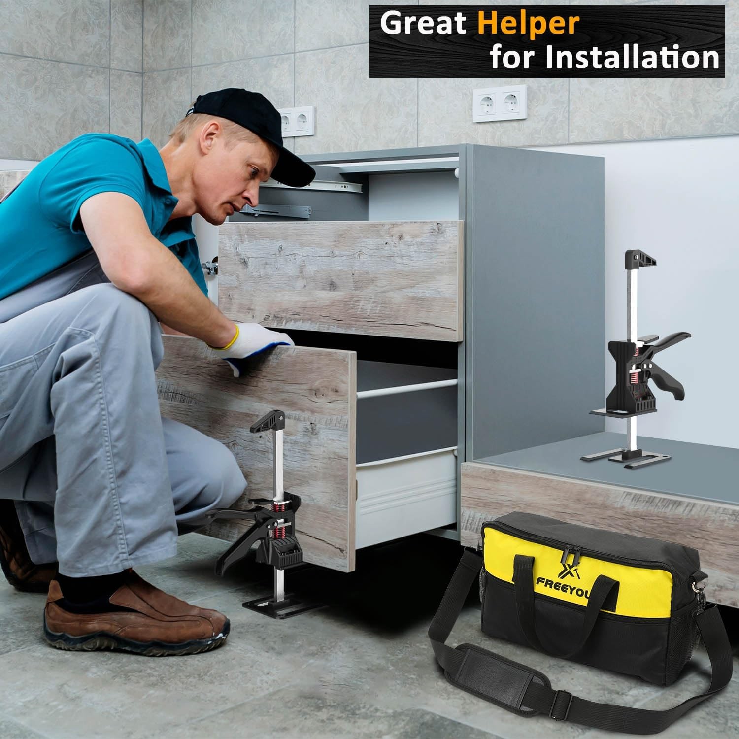 KW1015 Cabinet/Tile Height Locator