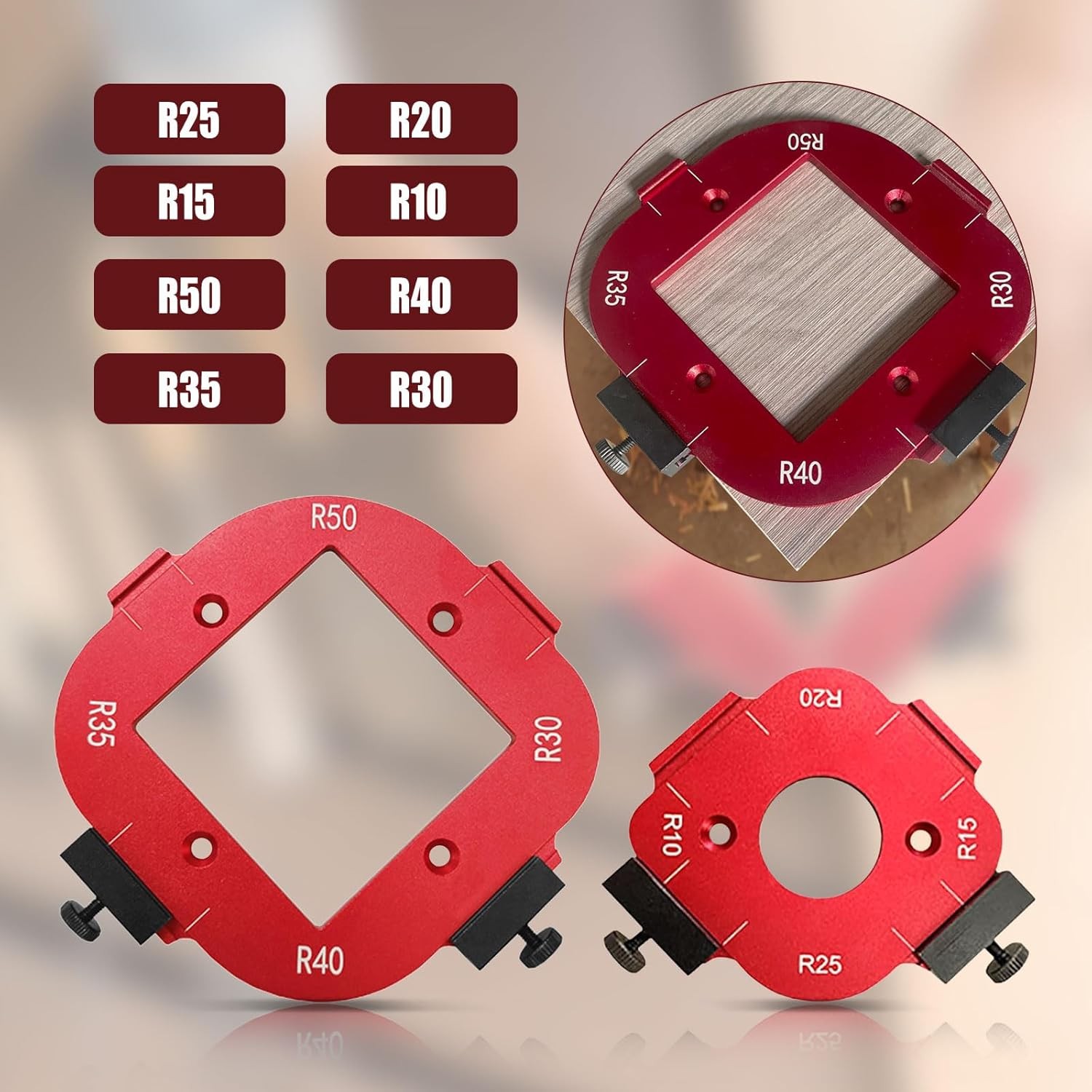 KW2007 Arc Angle Positioning Template
