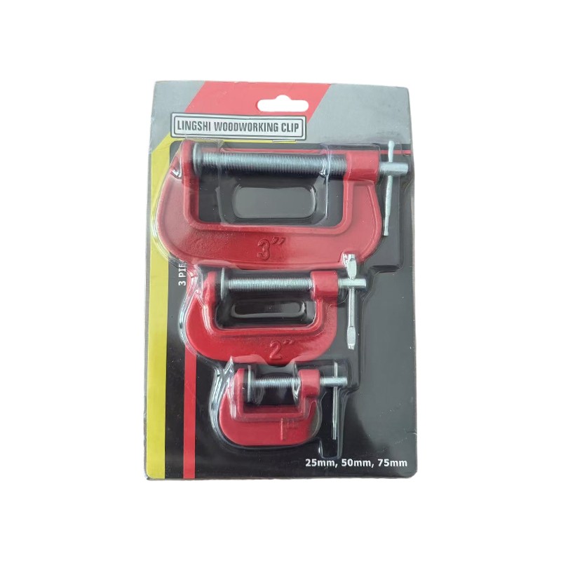 KW2023 Woodworking G Clamp Set(3PCS)