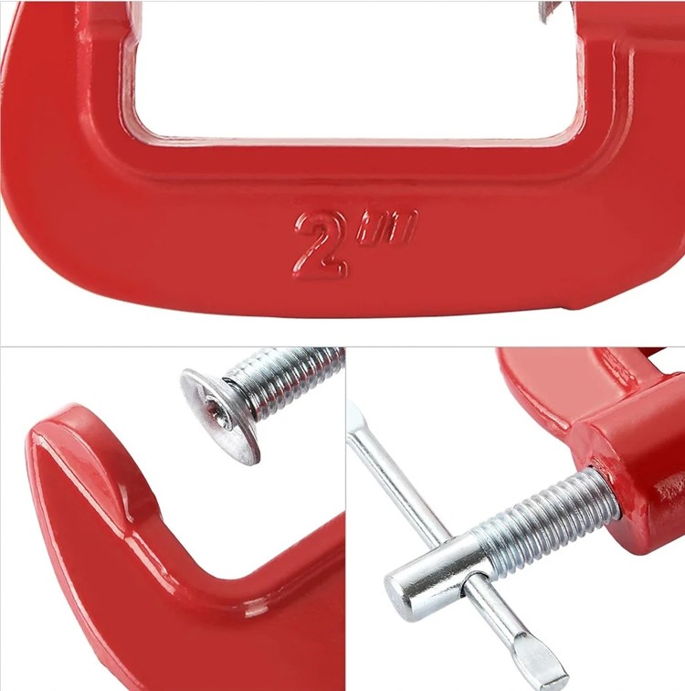 KW2023 Woodworking G Clamp Set(3PCS)
