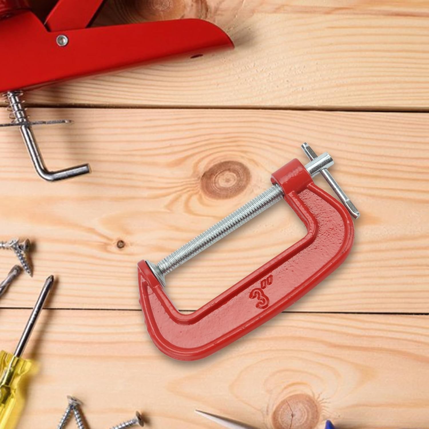 KW2023 Woodworking G Clamp Set(3PCS)