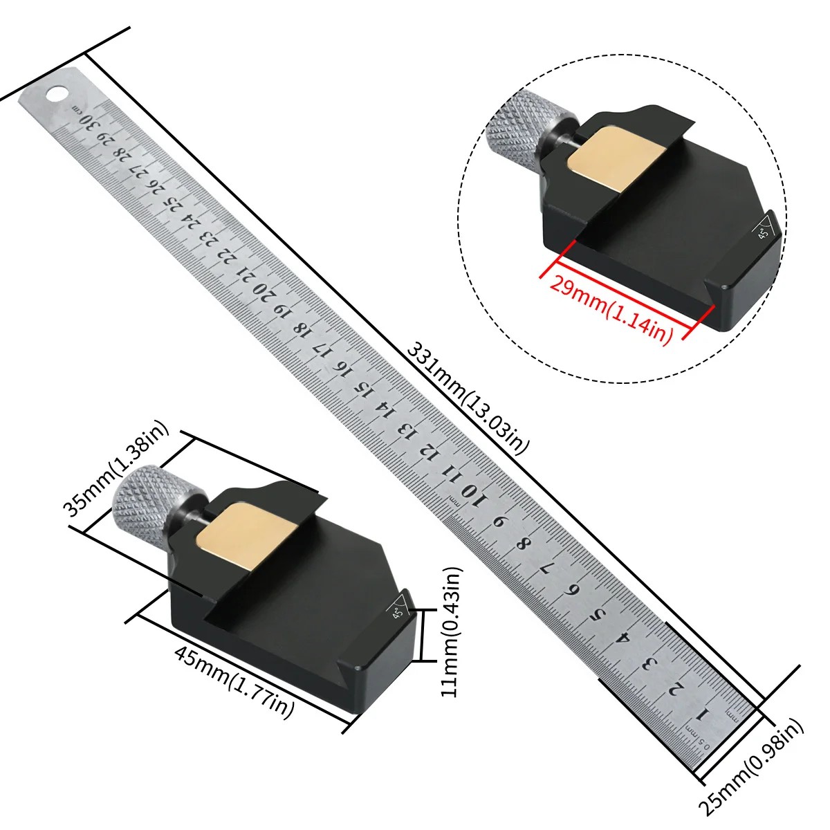 KW2026 Stop Measuring Ruler